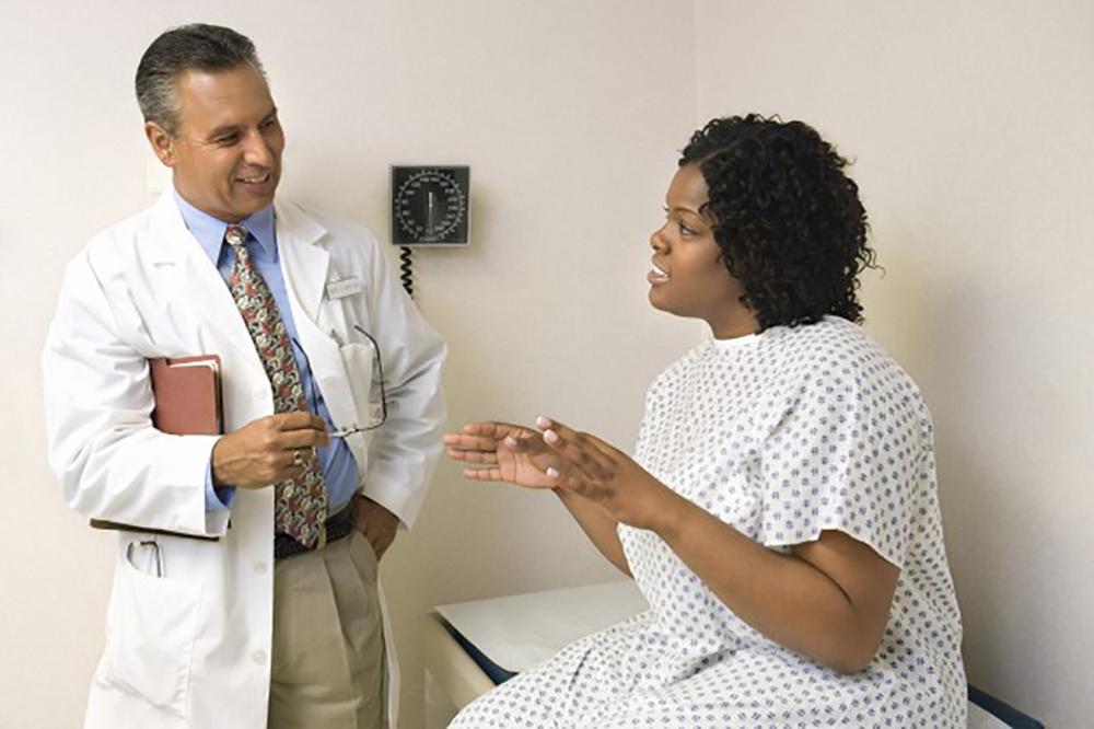 Patients should discuss their health issues with a health care provider in order to decide whether a physical examination may be appropriate.